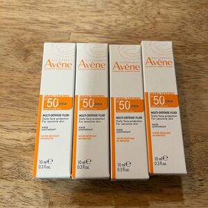 4x - 0.3 FL oz Avene Multi-Defense Fluid Daily Face Protection lotion SPF 50